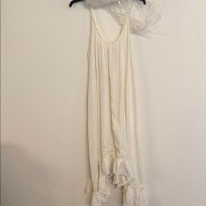 Free People Cream High Low Dress